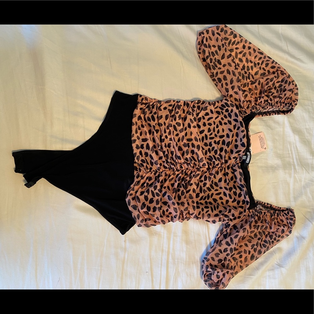 Cheetah/Polka dot body suit